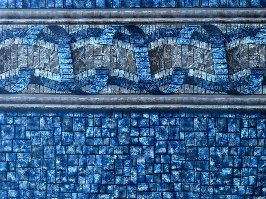 Blue Grotto 25 mil pool liner pattern
